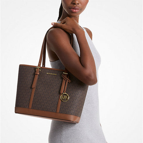 Cartera Michael Kors Jet Set Travel Small Logo Top-Zip Tote Bag