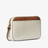 Crossbody Michael Kors Jet Set chain Vainilla monograma