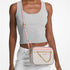 Crossbody Michael Kors Jet Set chain Rosado y vainilla monograma