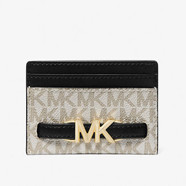 Tarjetero Michael Kors Reed grande con logotipo