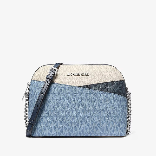 Crossbody Michael Kors Jet set Dome mediano bloque logo