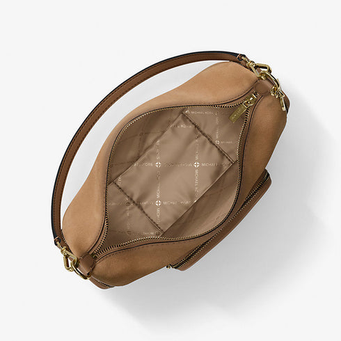 Cartera Michael Kors Merritt mediano convertible de gamuza ( reserva por WhatsApp)