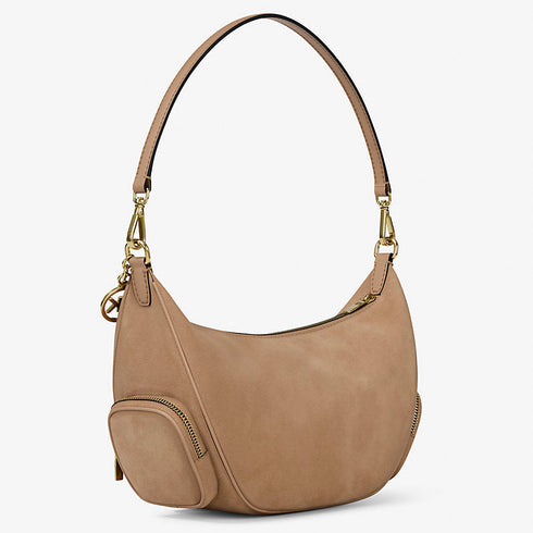 Cartera Michael Kors Merritt mediano convertible de gamuza ( reserva por WhatsApp)