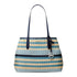 Tote Michael Kors bolso Avalon tejido a rayas mediano