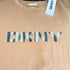 Polera DKNY hombre L logo metalizado