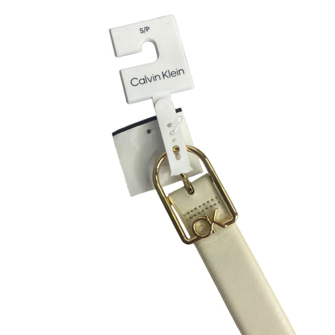 Cinturón Calvin Klein mujer crema