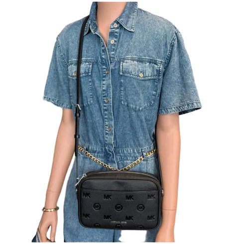 CrossBody Michael Kors Jet Set Travel grande con logo grabado (Reserva)