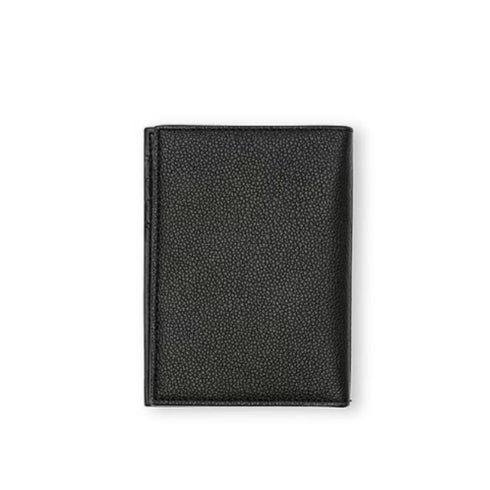 Porta pasaporte Victoria Secret negro acolchado logo cuadrado