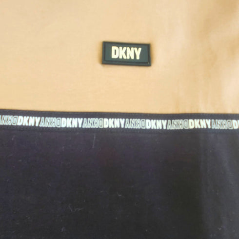 Polera DKNY hombre L negro/beige