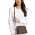 Crossbody Michael Kors Jet Set Travel Medium Logo Dome brown