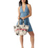 Tote Steve Madden textil denim cream modelo Devyn
