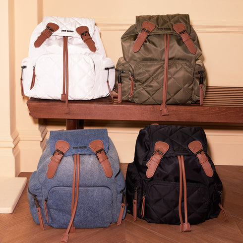 Mochila Solly Steve Madden Bone White