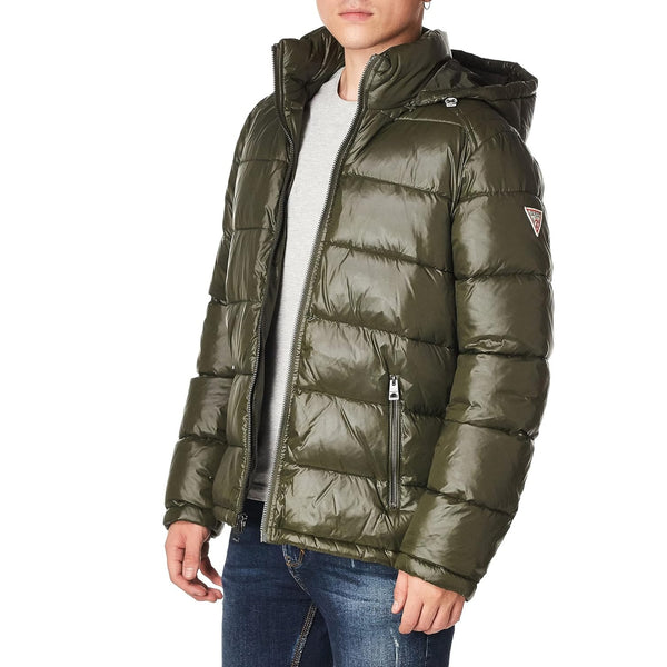 Chaqueta hombre GUESS puffer cuero sintético