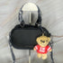 Crossbody Steve Madden BKrush small con osito colgante negro