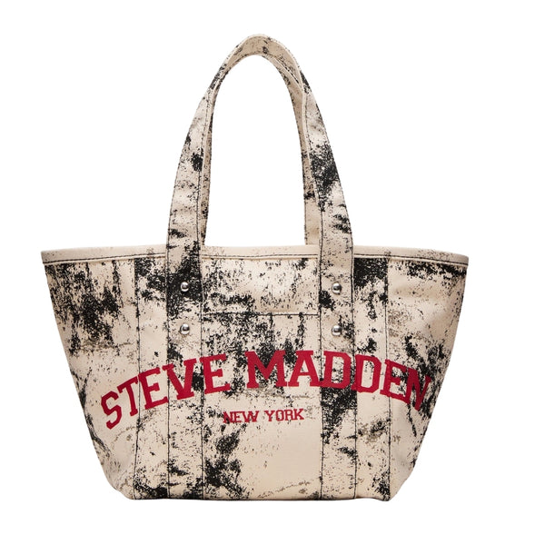 Tote Steve Madden textil denim cream modelo Devyn