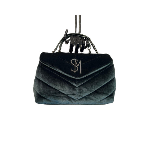 Cartera de hombro Steve Madden BColeman Velvet Pine