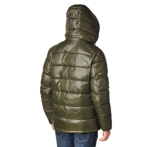 Chaqueta hombre GUESS puffer cuero sintético