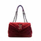 Cartera de hombro Steve Madden BColeman Velvet Redstone