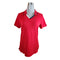 Polera mujer Tommy Hilfiger cuello piqué (polo) Roja