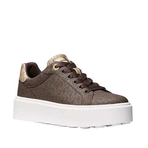 Zapatillas Michael Kors Romey con plataforma y logotipo brown