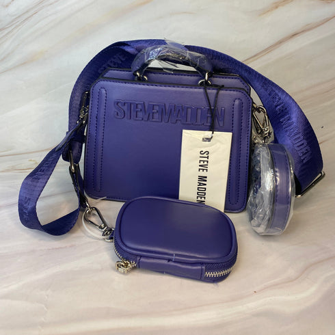 Crossbody Steve Madden MINI BEvelyn MM Azul