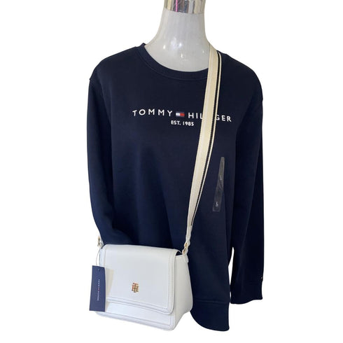 Crossbody Tommy Hilfiger blanco con strap