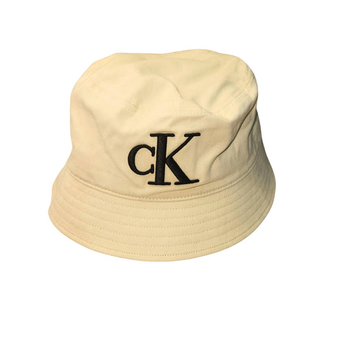 Gorra bucket Calvin Klein beige