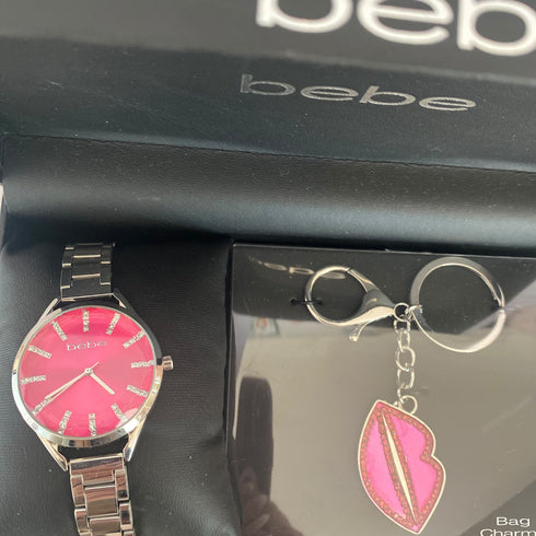 Set Reloj más charm bag marca BEBE
