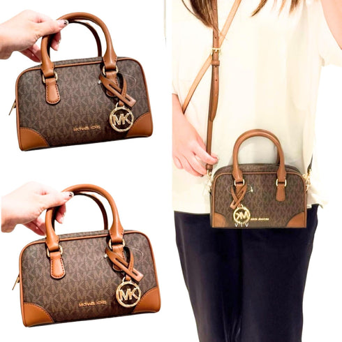 Crossbody Michael Kors Bolso satchel Thompson XS convertible café