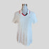 Polera mujer Tommy Hilfiger cuello piqué (polo) blanca
