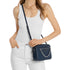 Crossbody Michael Kors Jet Set chain Azul Navy
