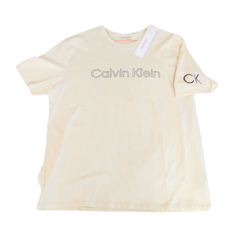 Polera hombre Calvin Klein beige - L