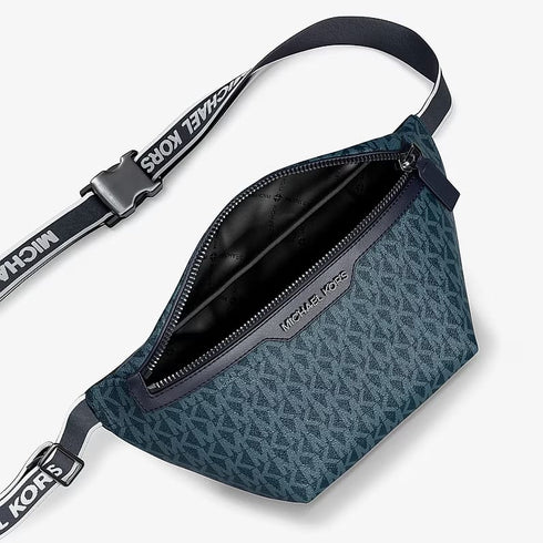 Banano Micharl Kors Cooper azul logo