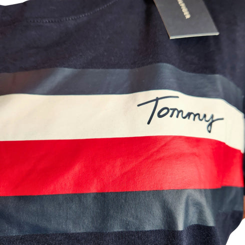 Polera mujer Tommy Hilfiger azul logo