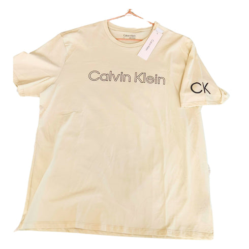 Polera hombre Calvin Klein beige - L