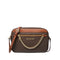 Crossbody Michael Kors Jet Set chain Brown monograma