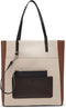 Tote Steve Madden Kimmy Tan con accesorios trio color