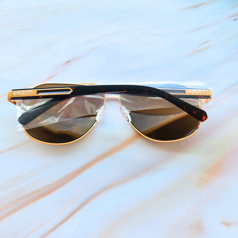 Lentes de Sol GUESS con estuche aviador gold