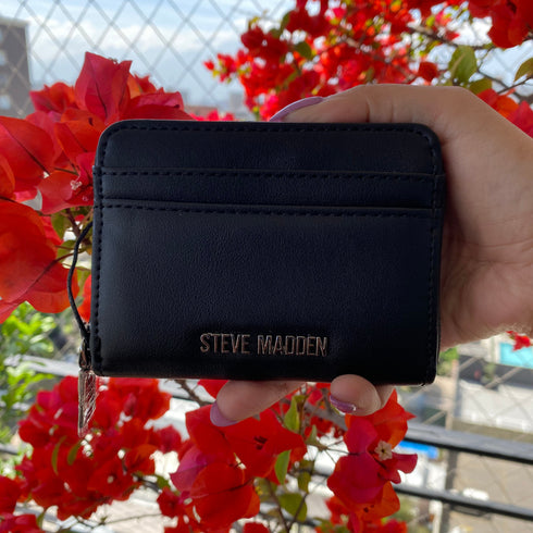 Billetera Steve Madden BCOBAIN mediana negra