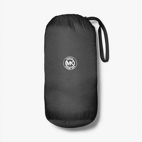 Chaqueta Michael Kors mujer café monograma /negro, Chevron Logo Print Quilted Nylon Reversible Jacket