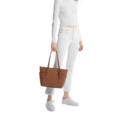 Tote Michael Kors Charlotte cuero saffiano