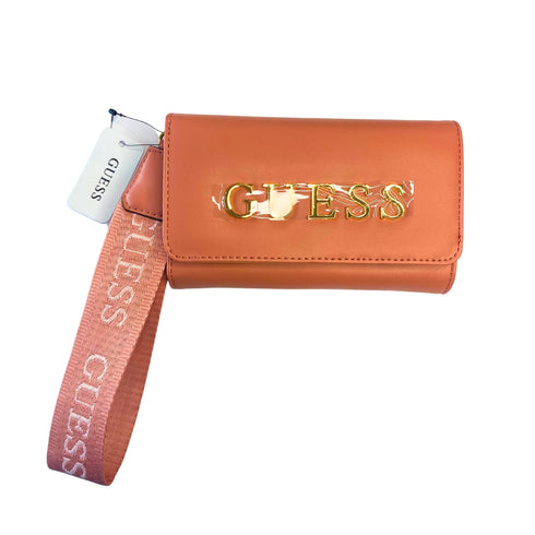 Billetera GUESS mujer grande con correa de mano