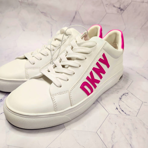 Zapatilla mujer DKNY logo fucsia