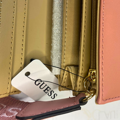 Billetera GUESS mujer grande con correa de mano