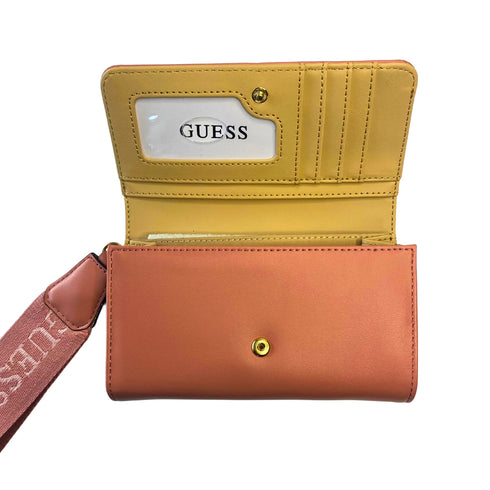 Billetera GUESS mujer grande con correa de mano