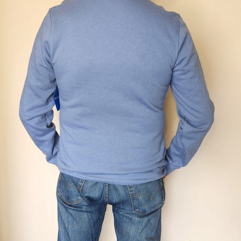 Polerón Columbia hombre fit sin gorro azul