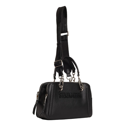 Crossbody Steve Madden Bserra negro largo doble strap