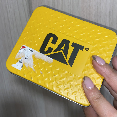 Billetera CAT hombre café de cuero