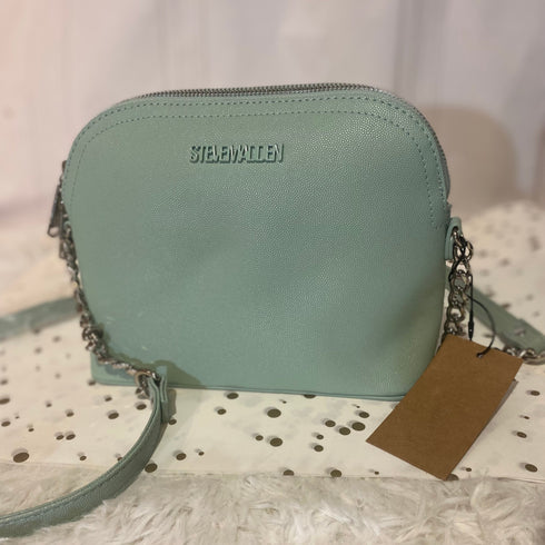 Crossbody Steve Madden BMaggie oval con cadena verde agua