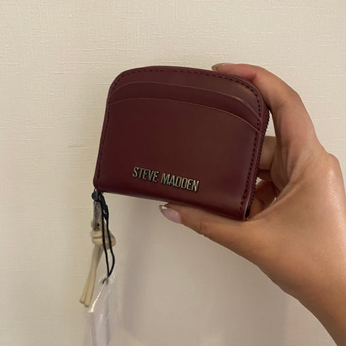 Monedero y tarjetero Steve Madden BGerad burdeo